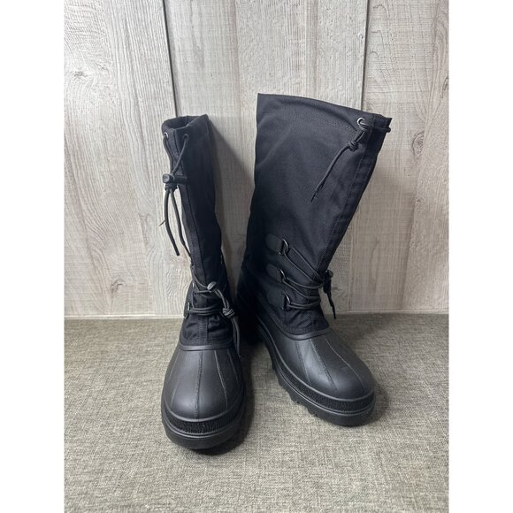 Kamik Other - Kamik Canada H7001 Canuck Black Waterproof Winter Insulated Mens Boots Size 11
